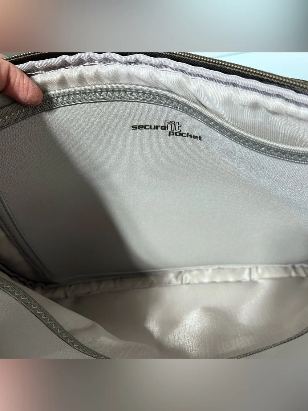 Tucano Gray Crossbody tablet Sling Bag for Men - Compact Everyday Carry